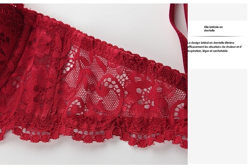 Ensemble sous-vêtements femme, dentelle fine, luxe 9177 Demo 011