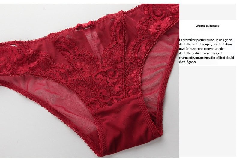 Ensemble sous-vêtements femme, dentelle fine, luxe 9177 Demo 013