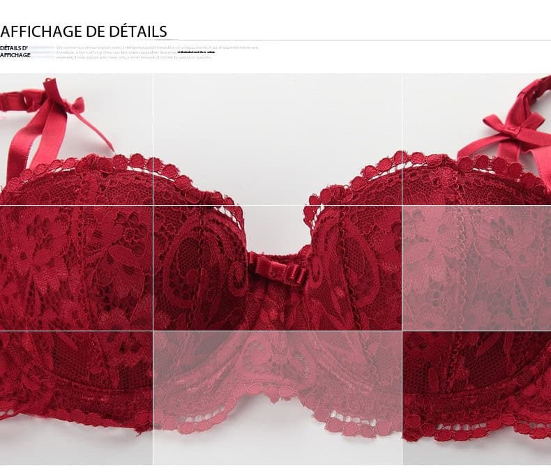 Ensemble sous-vêtements femme, dentelle fine, luxe 9177 Demo 06