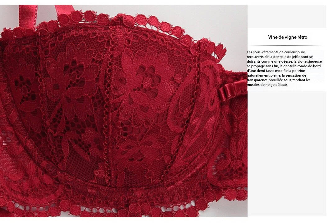Ensemble sous-vêtements femme, dentelle fine, luxe 9177 Demo 07