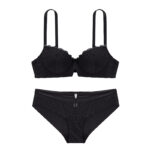 Ensemble sous-vêtements femme, soutien réglable 21822 NOIR