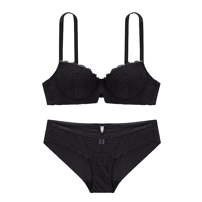Ensemble sous-vêtements femme, soutien réglable 21822 NOIR