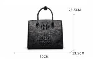Crocodile skin handbag, genuine crocodile women's bag, square.3097 sizes