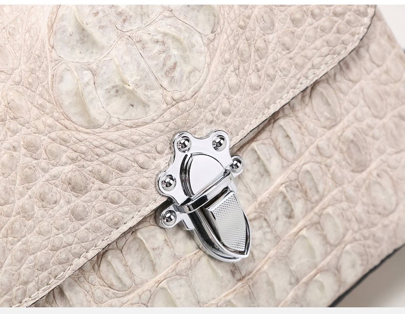 Women's crocodile skin leather handbag, luxury brand, G1181 model demo 004