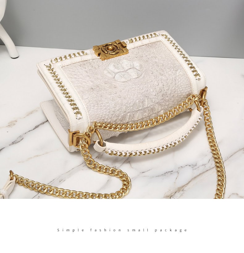High-End Crocodile skin Leather Bag - G1267 Demo 0011
