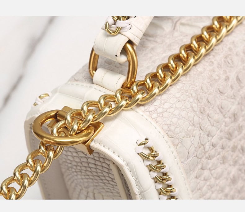 High-End Crocodile skin Leather Bag - G1267 Demo 006