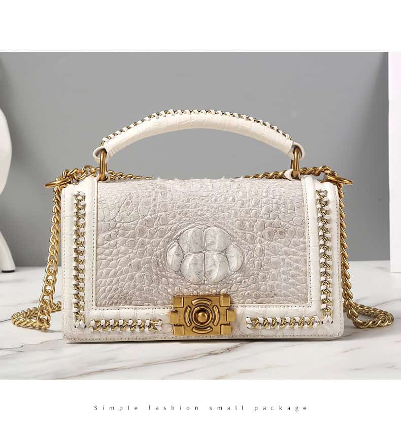 High-End Crocodile skin Leather Bag - G1267 Demo 008