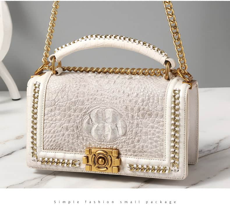 High-End Crocodile skin Leather Bag - G1267 Demo 009