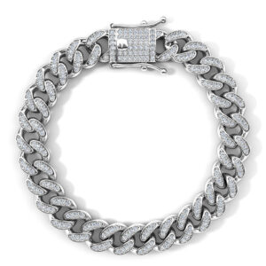 Bracelet-cubain-argent-S925-incruste-moissanite-MB047.jpg