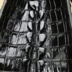 Sac à main cuir de vachette motif crocodile pour femme Platine-30A demo 04