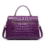 Sac à main cuir femme, motif crocodile, sacoche à bandoulière 8038L 003