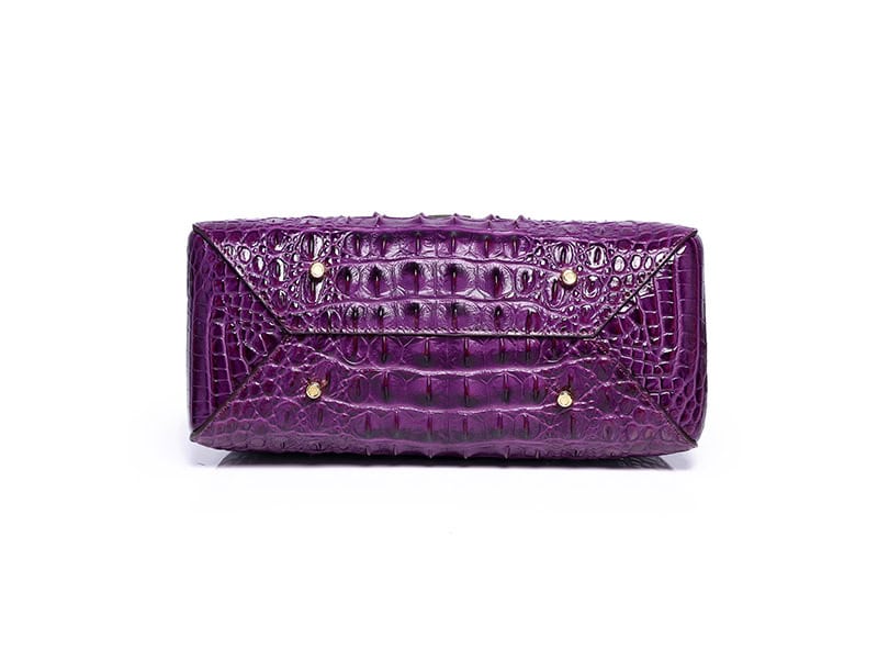 Women's leather handbag, crocodile pattern, shoulder bag 8038L demo 08