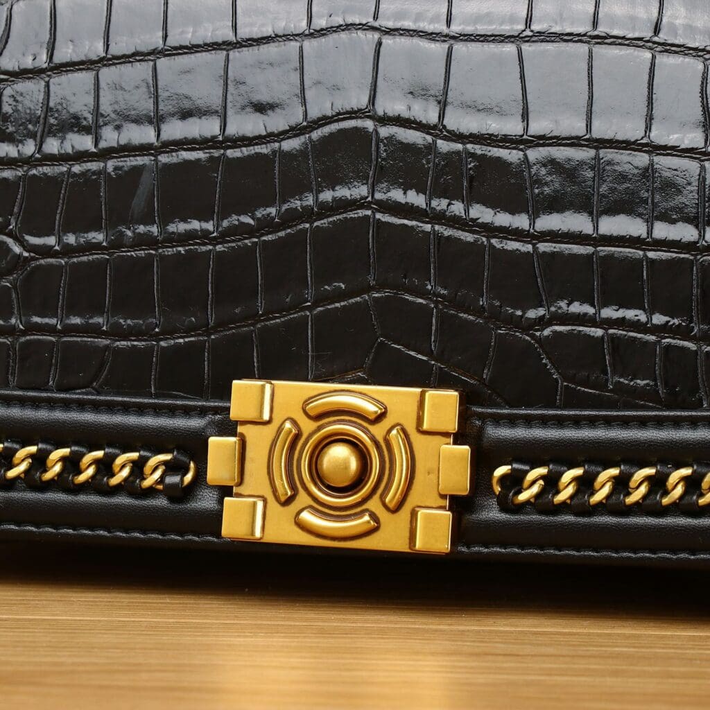 Women's leather bag, crocodile pattern, trendy, versatile S009 demo 04