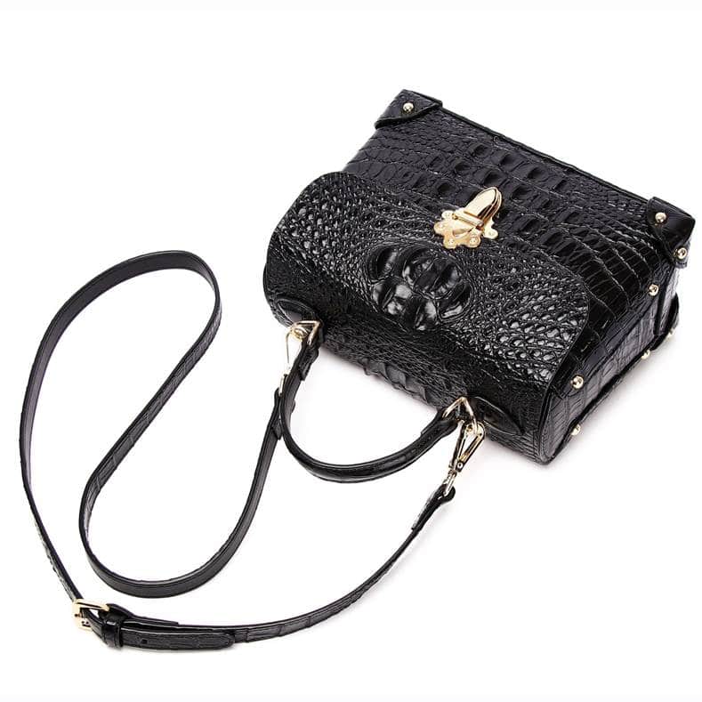 Women's high-end, luxury crocodile-pattern leather bag 8120 demo 013