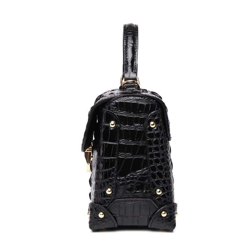 Women's high-end, luxury crocodile-pattern leather bag 8120 demo 05
