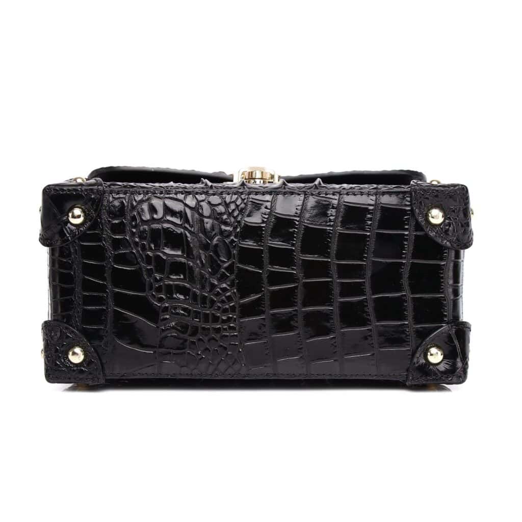 Women's high-end, luxury crocodile-pattern leather bag 8120 demo 06