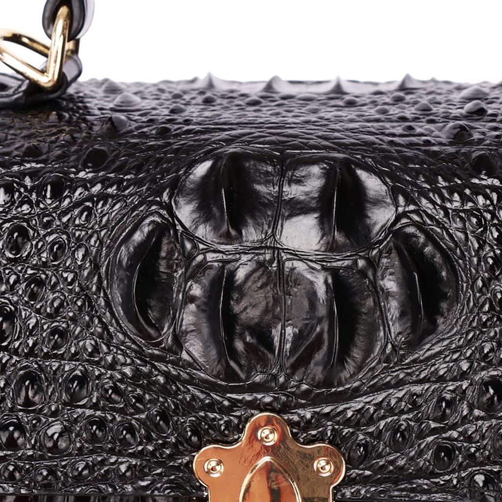 Women's high-end, luxury crocodile-pattern leather bag 8120 demo 07