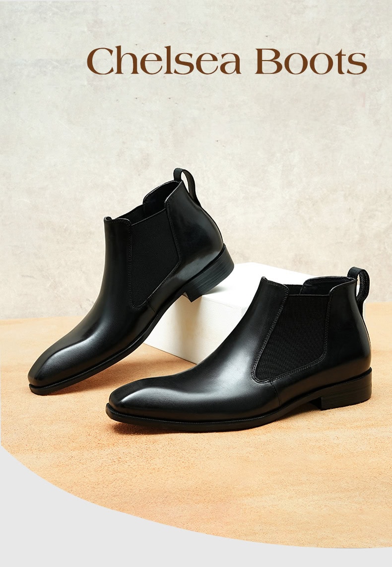Men's British Chelsea Boots, High-End 65126 Demo 01