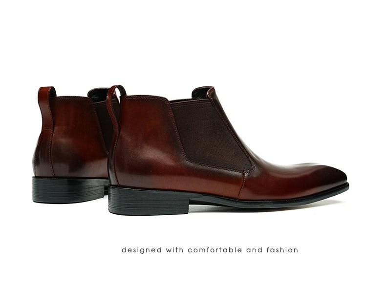 Men's British Chelsea Boots, High-End 65126 Demo 012