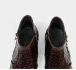 Bottes en cuir tissé homme, style Oxford, rétro 65125 demo 08