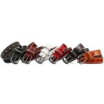 Ceinture en cuir femme, rétro boucle ardillon creuse. H038 couleurs