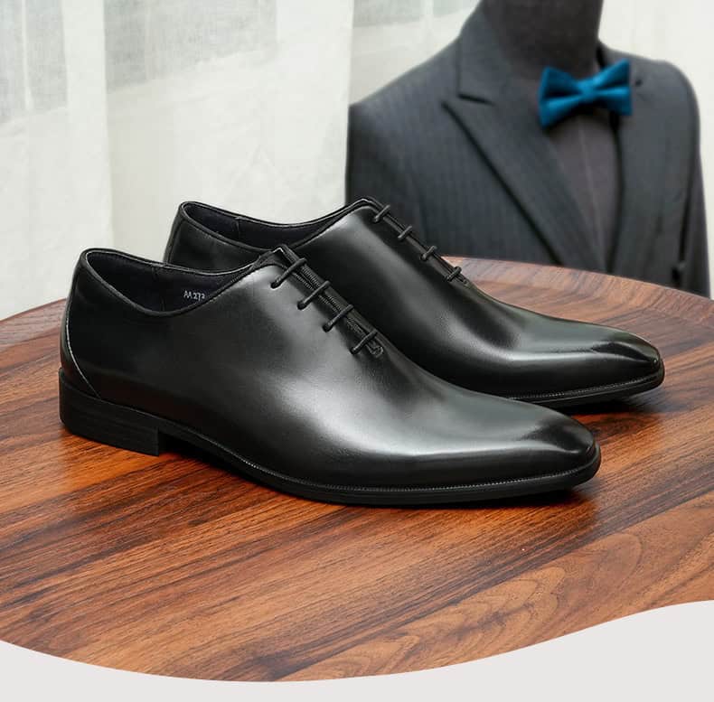 Luxury men's leather shoes, Oxford style, British style 65121 demo 01