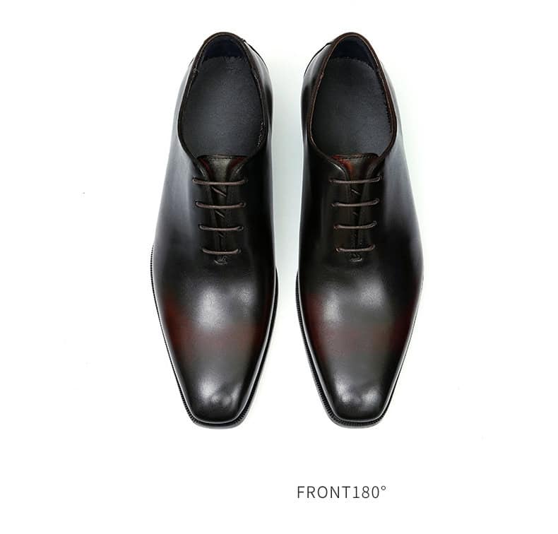 Luxury men's leather shoes, Oxford style, British style 65121 demo 011