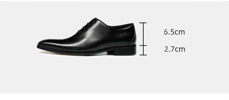 Luxury men's leather shoes, Oxford style, British style 65121 demo 013