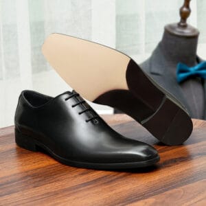 Men's leather shoes, Oxford style, British style 65121-01