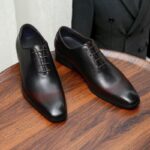 Men's leather shoes, Oxford style, British style 65121-03