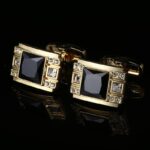 Boutons de manchette homme, plaqué or, Français, luxe. RL-8047-1.jpg