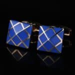 Boutons de manchette, plaqués or Rose, Fashion or.RL-8009-1.jpg
