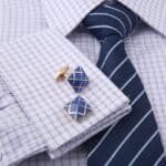 Boutons de manchette, plaqués or Rose, Fashion or.RL-8009-6.jpg