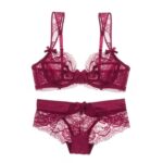 Ensemble sous-vêtements femme, Victoria ultra-mince 108 # rouge 2