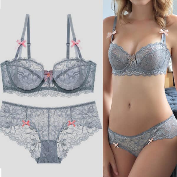 Ensemble sous-vêtements femme, dentelle sexy ultra-mince 480#