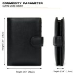 Porte-monnaie homme cuir, affaires, multi-carte, multifonction.8610-14