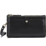 Portefeuille cuir homme, portefeuille en cuir long, tendance.3002-1