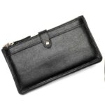 Portefeuille cuir homme, portefeuille en cuir long, tendance.3002-2