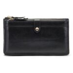 Portefeuille cuir homme, portefeuille en cuir long, tendance.3002-4