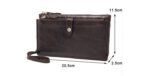 Portefeuille cuir homme, portefeuille en cuir long, tendance.3002-7