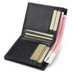Crocodile-leather wallet, short men's crocodile wallet. 2009-6 interior