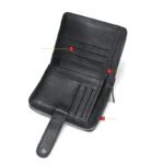 Men's crocodile skin leather wallet, luxury, business, crocodile coin purse.2010 interior