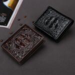 Men's crocodile-leather wallet, short crocodile wallet. 2009—4 colors