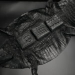 Men's crocodile skin leather wallet. Luxury gift, business. 2009-2 demo 01