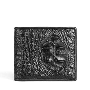 Portefeuille cuir crocodile homme. Cadeau luxe, affaires. 2009-2 demo 04