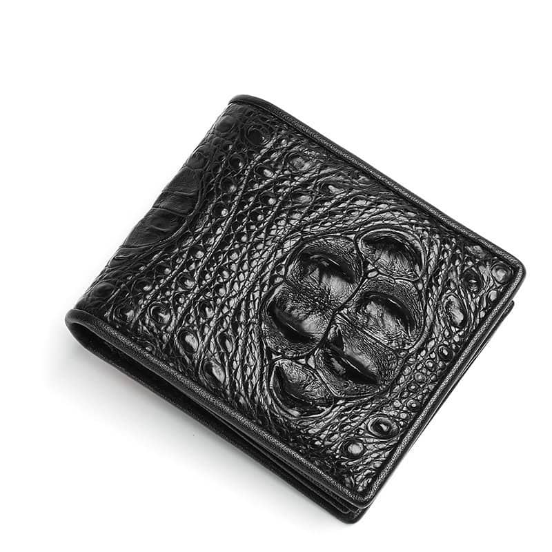 Men's crocodile skin leather wallet. Luxury gift, business. 2009-2