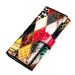 Portefeuille cuir femme, grande capacité, rétro 4202-8