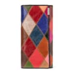 Portefeuille cuir femme, multifonctionnel avec fermeture éclair 4131-9