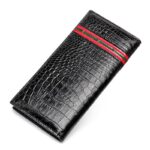 Men's crocodile leather wallet, long crocodile wallet, luxury. Cartelo 2008B