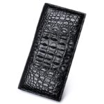 Men's crocodile skin leather wallet, casual luxury. 2008-2